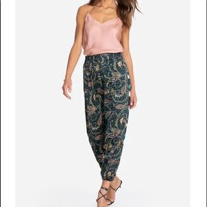 Johnny was PAISLEY CHARMEUSE JOGGER